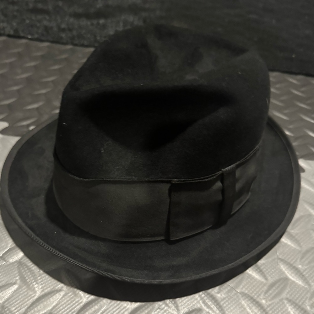 Champ men’s fedora - black felt